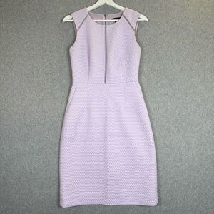 J Crew Portfolio dress womens 00 lavender purple preppy business